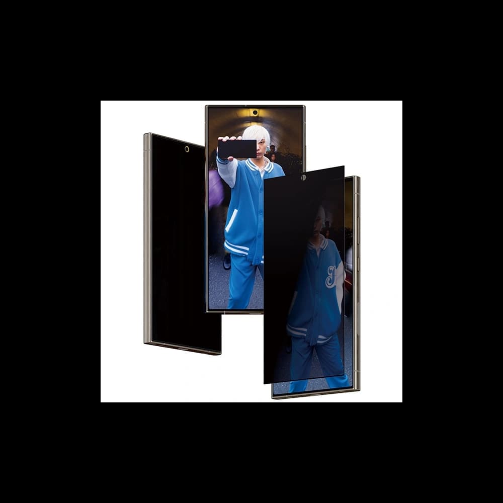 Gehärtetes Glas PanzerGlass Ultra-Wide Fit Privacy + EasyAligner Samsung Galaxy S24 Ultra - 2