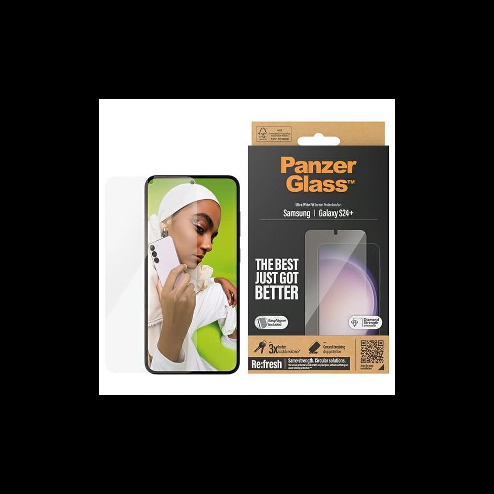 PanzerGlass Ultra-Wide Fit Samsung Galaxy S24+ Plus - 1