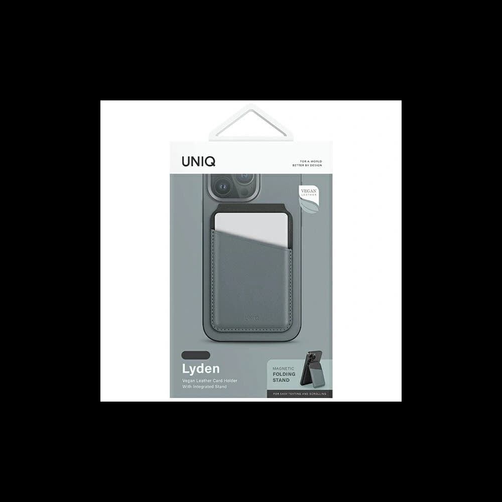 UNIQ Lyden DS RFID magnetic wallet with stand function washed blue-black - 6