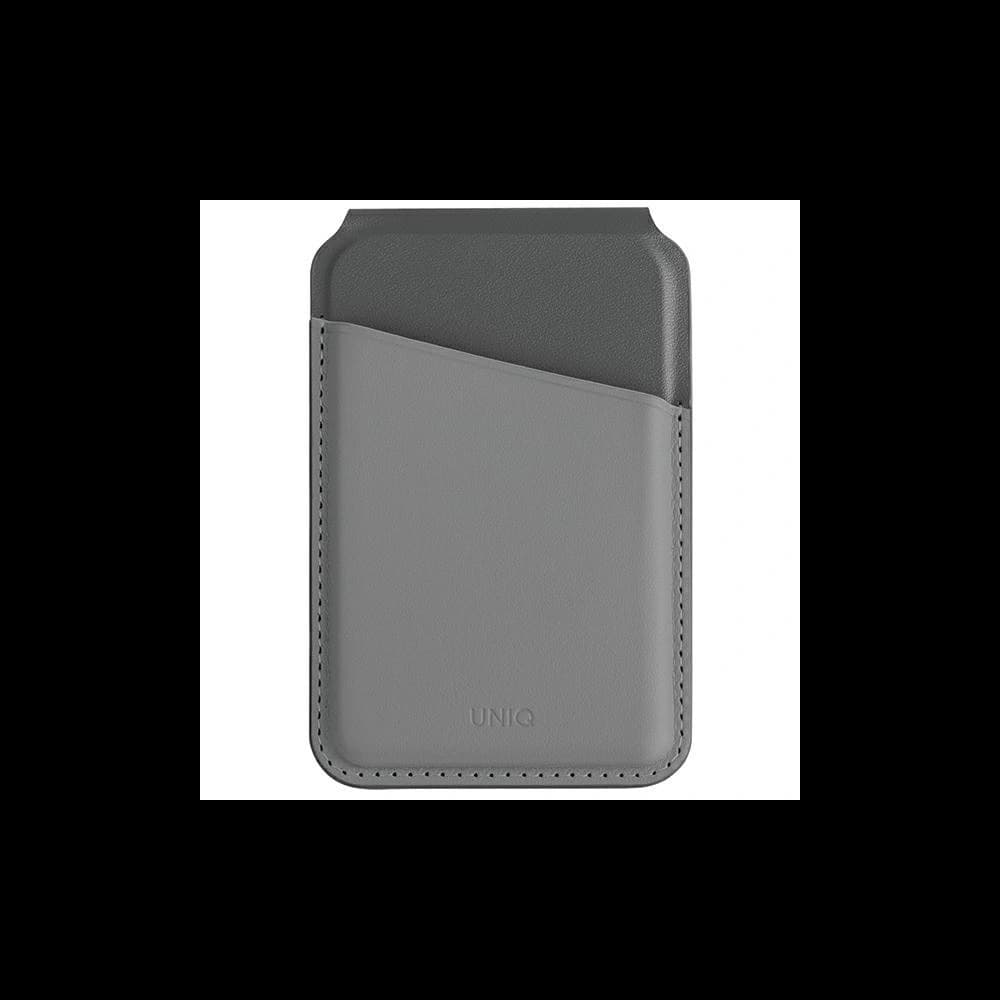 UNIQ Lyden DS RFID magnetic wallet with stand function charcoal grey-black - 1