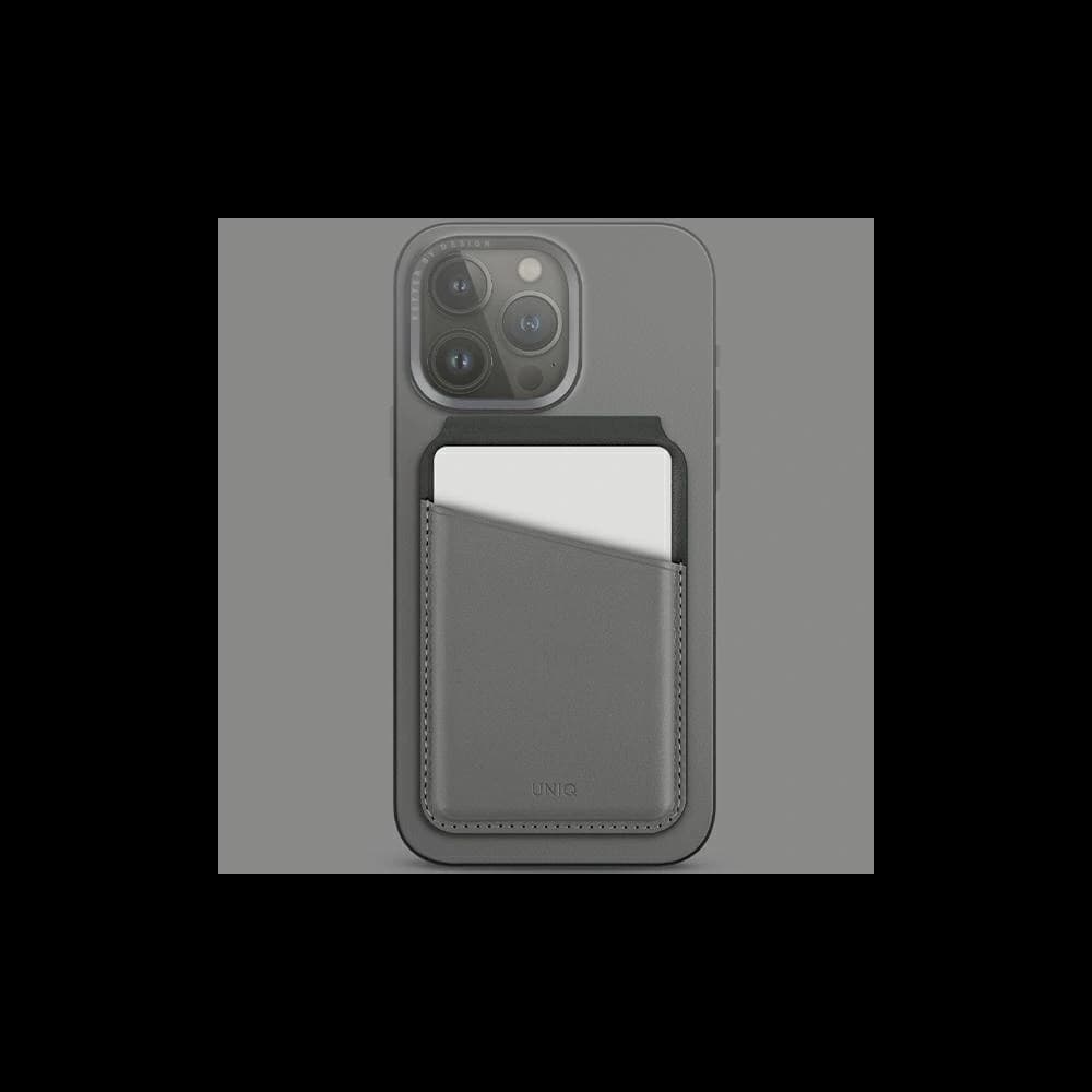 UNIQ Lyden DS RFID magnetic wallet with stand function charcoal grey-black - 2