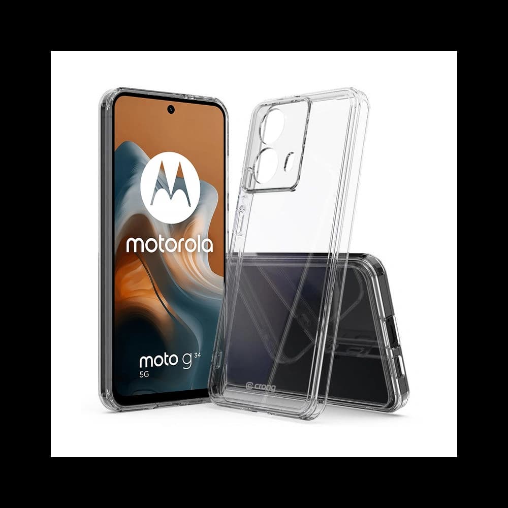 Crong Crystal Shield Cover Motorola Moto G34 clear - 1