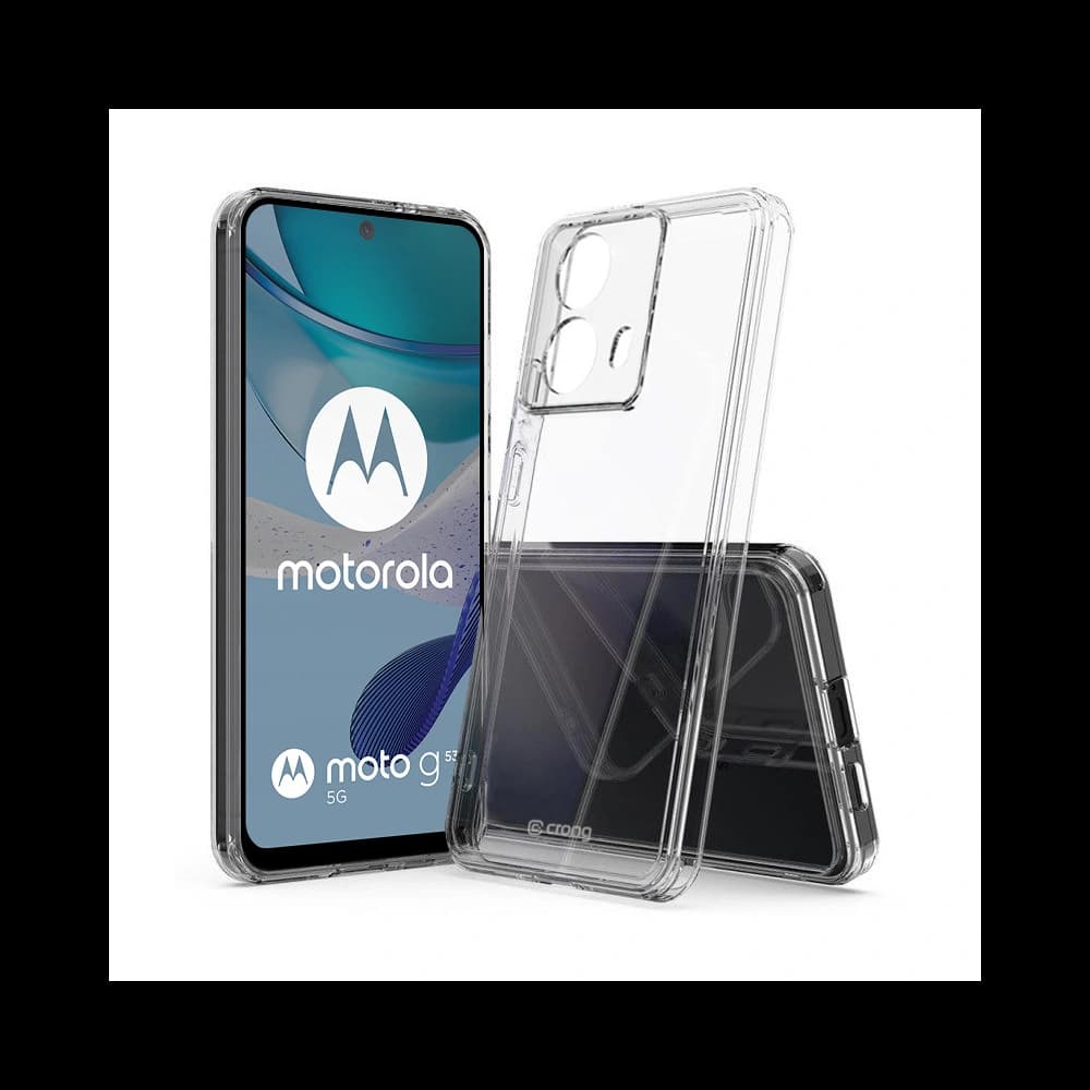 Case Crong Crystal Shield Cover Motorola Moto G53 transparent - 1
