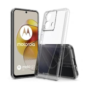 Case Crong Crystal Shield Cover Motorola Moto G73 transparent