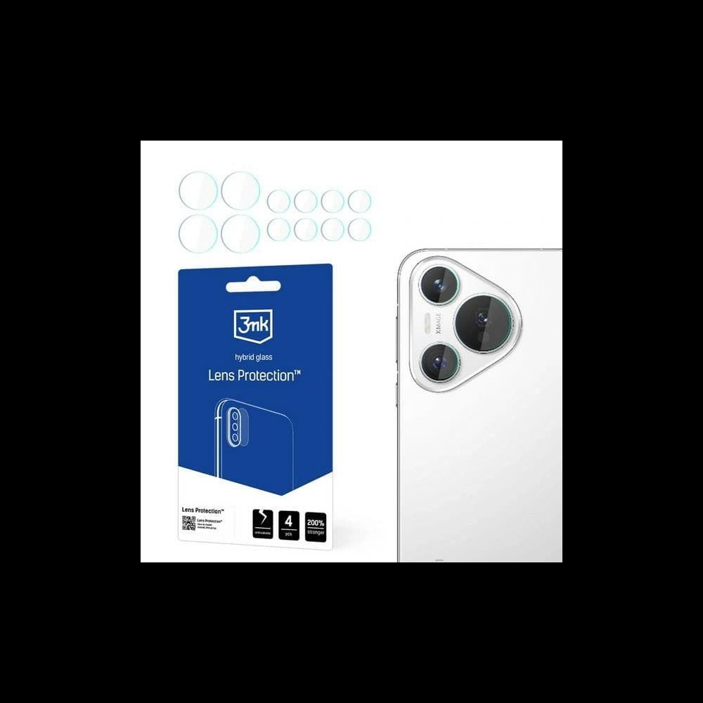 Hybridglas für die Kameraobjektiv 3MK Lens Protect Huawei Pura 70 [4 PACK] - 1