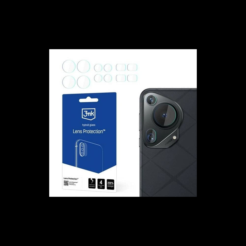 Hybridglas für die Kameraobjektiv 3MK Lens Protect Huawei Pura 70 Ultra [4 PACK] - 1