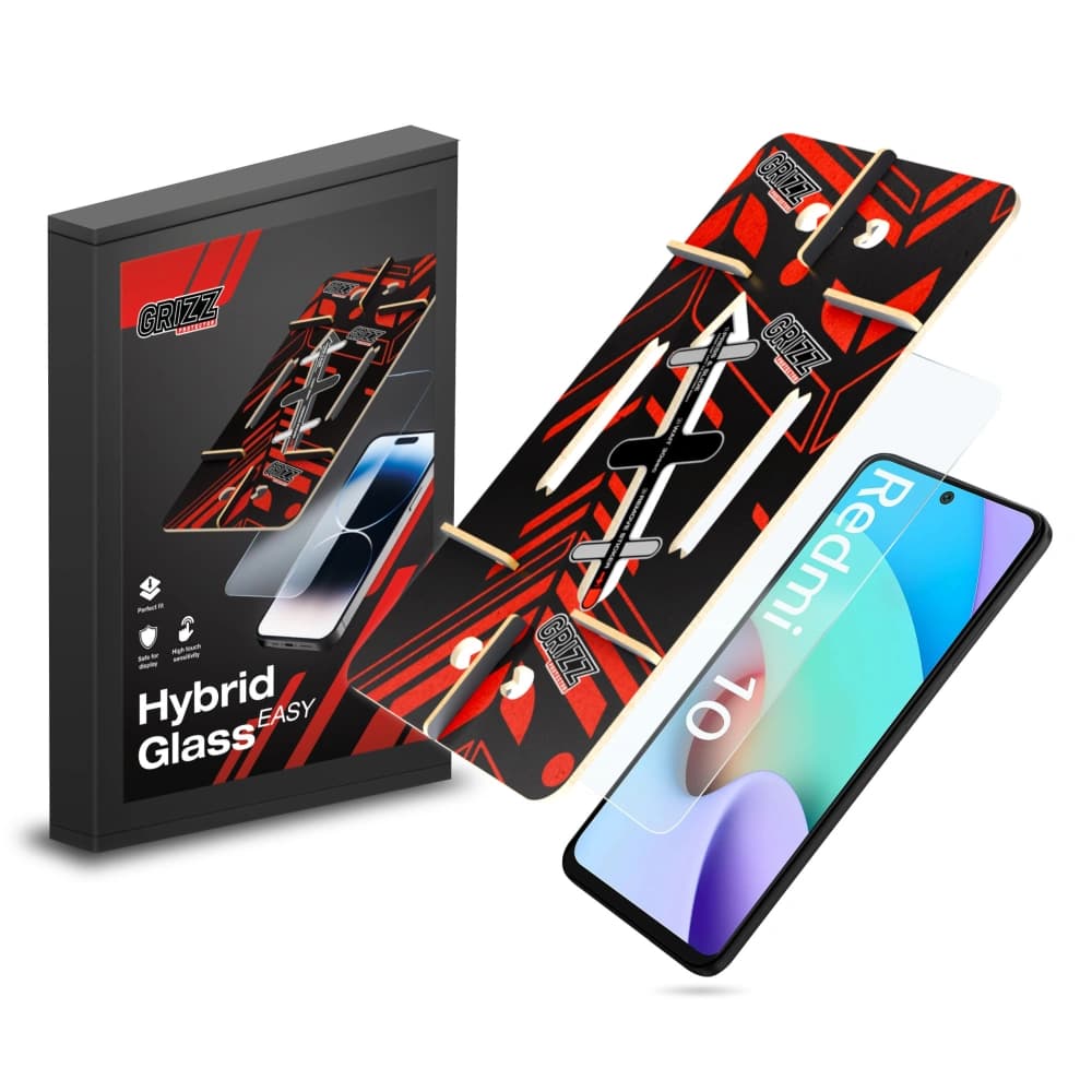 Hybriertes Glas GrizzGlass HybridGlass Easy für Xiaomi Redmi 10 2022 - 1