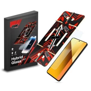 Hybriertes Glas GrizzGlass HybridGlass Easy für Xiaomi Redmi Note 13 Pro 4G