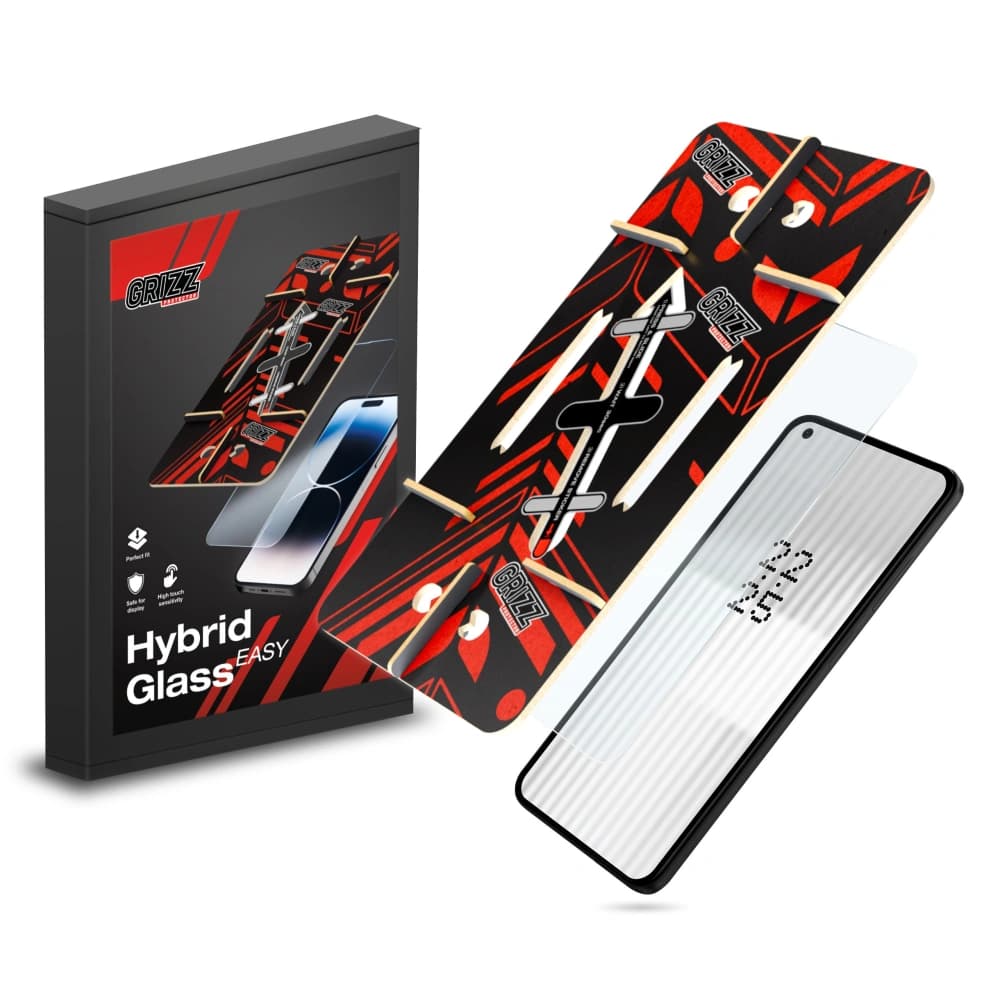 Hybridglas GrizzGlass HybridGlass Easy für Nothing Phone 1 - 1