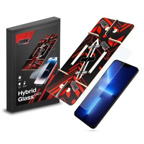 Hybriertes Glas GrizzGlass HybridGlass Easy für Apple iPhone 13 Pro Max