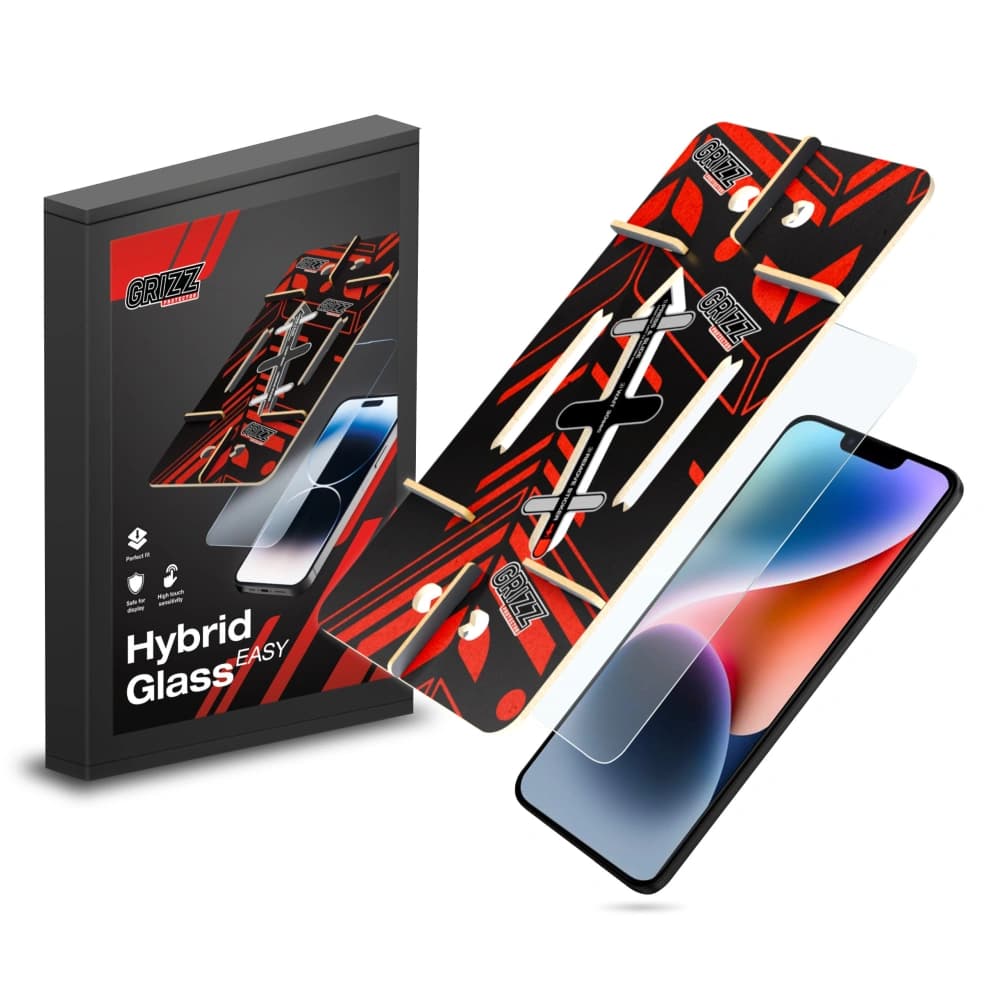 Hybrierglas GrizzGlass HybridGlass Easy für Apple iPhone 14 Plus - 1