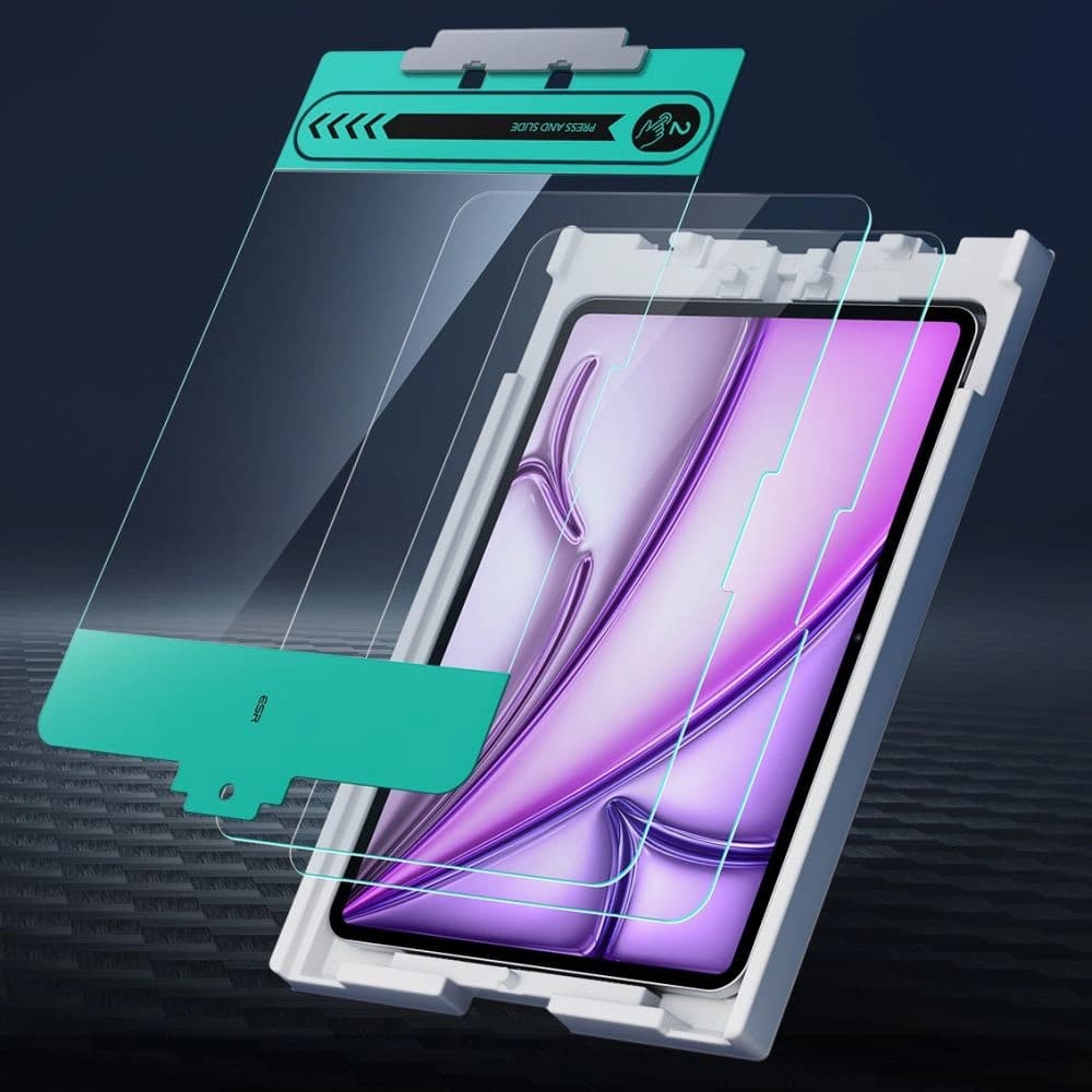 Gehärtetes Glas ESR für Apple iPad Air 13" 2024 (6. Generation) klar [2 PACK] - 2