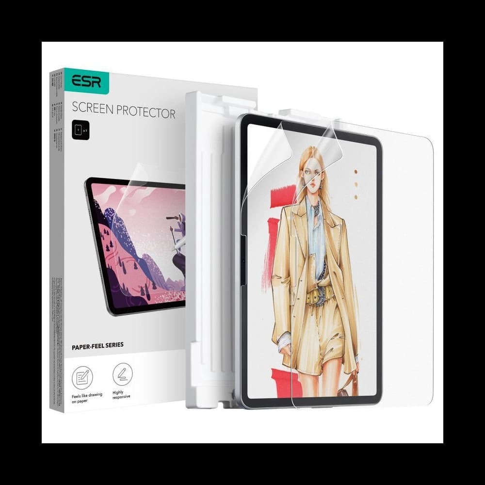 ESR Paper Feel Apple iPad Air 13" 2024 (6 gen) matte clear [2 PACK] - 1