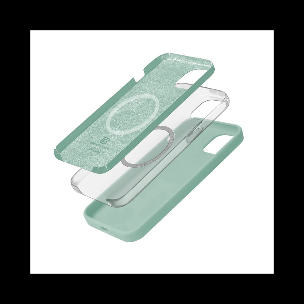 Case Crong Color Cover Magnetisch Apple iPhone 15 MagSafe mintgrün - 3