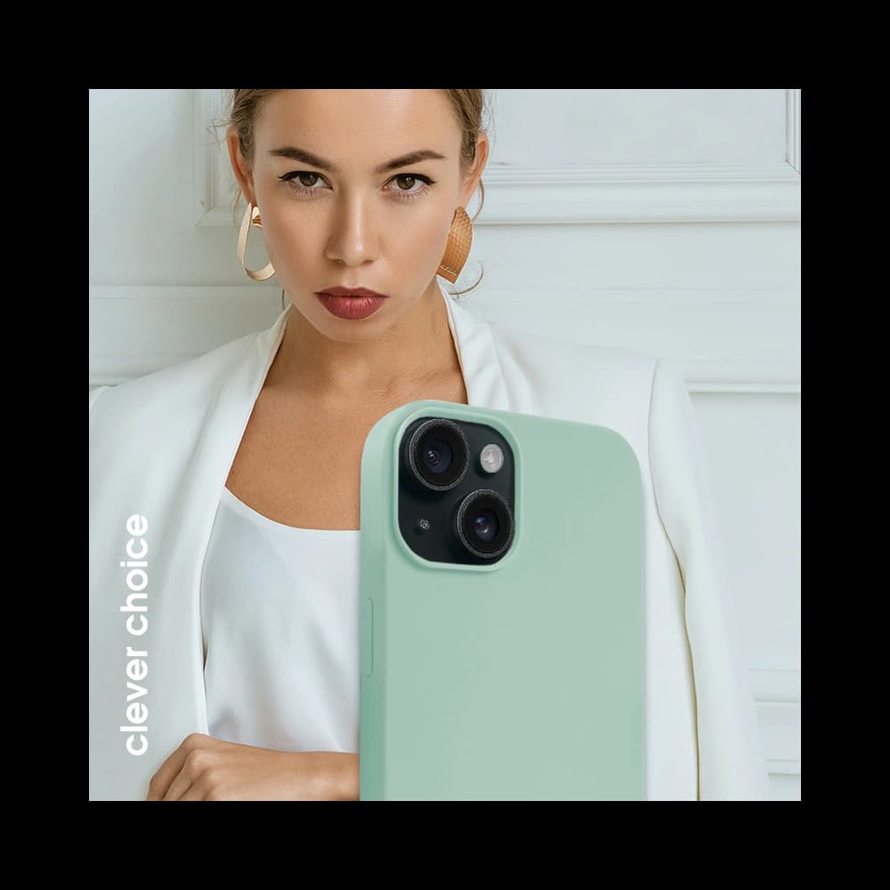 Case Crong Color Cover Magnetisch Apple iPhone 15 MagSafe mintgrün - 4