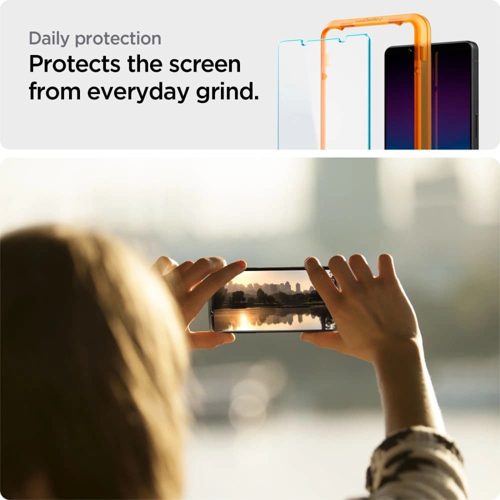 Spigen GLAS.tR AlignMaster Sony Xperia 1 VI Clear [2 PACK] - 8