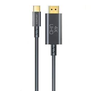 Kabel AWEI CL-212T USB-C / HDMI 4K@30HZ schwarz