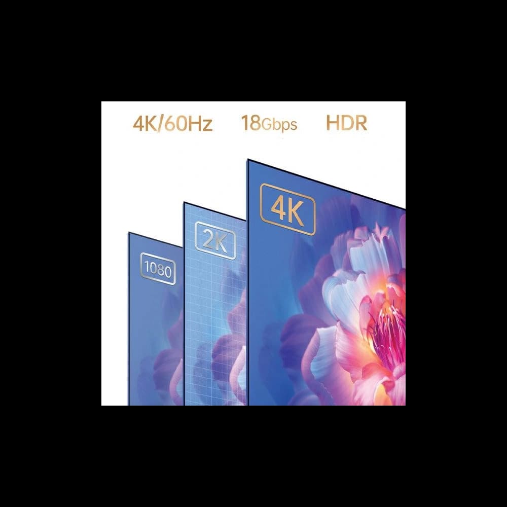 AWEI CL-212T cable USB-C / HDMI 4K@30HZ black - 3