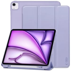Case Tech-Protect SmartCase Pen Apple iPad Air 13" 2024 (6. Generation) Violett