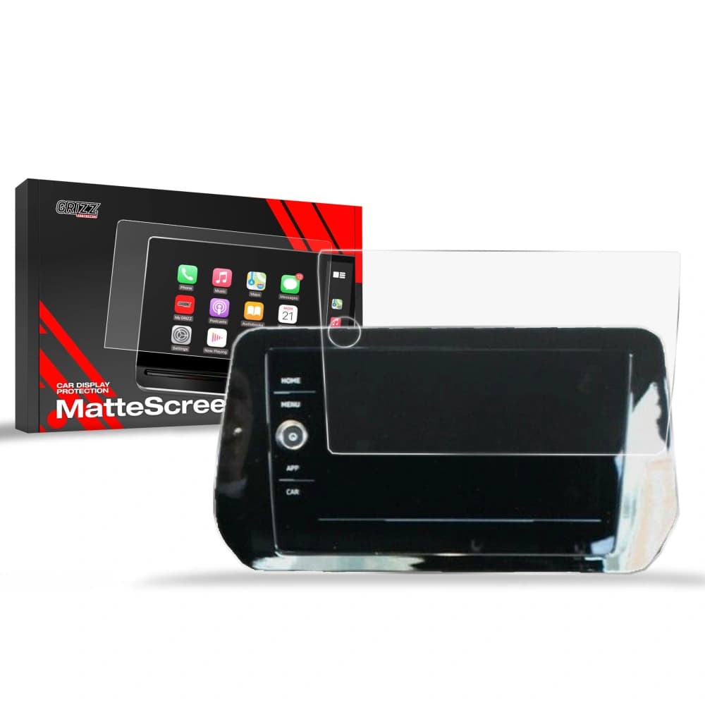 Matte GrizzGlass CarDisplay Protection Volkswagen VW T-Cross 8" 2024-2025 - 1
