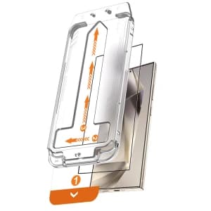 Gehärtetes Glas Crong EasyShield Samsung Galaxy S24 Ultra [2 PACK]