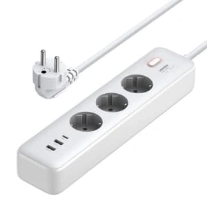 UGREEN CD286 Steckdosenleiste 3xAC, 2xUSB-A, USB-C 30W 2m weiß