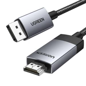 UGREEN DP119 DisplayPort / HDMI Kabel 4K60Hz 3m schwarz