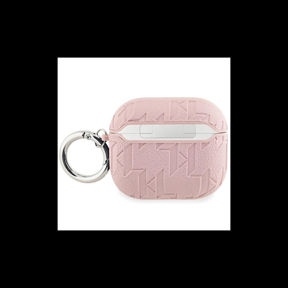 Etui Karl Lagerfeld KLA3PGKIPP Apple AirPods 3 cover Monogram Karl Head różowy/pink - 2