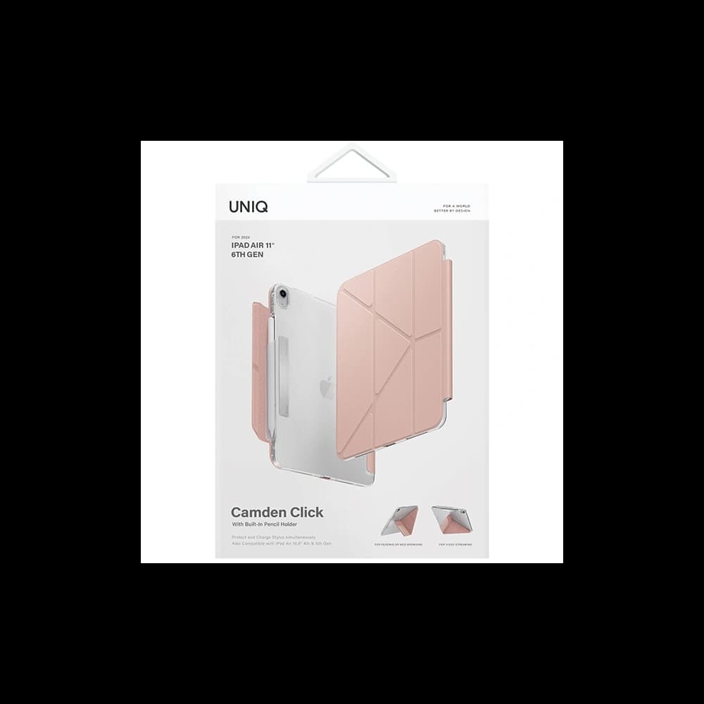 Case UNIQ Camden Click Apple iPad Air 11" 2024 (6. Generation) rosa/blush pink - 10