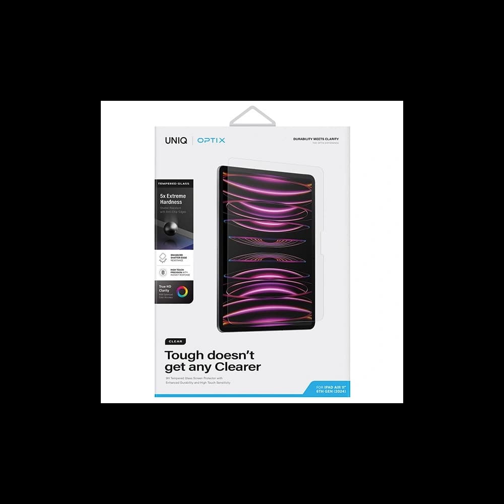 Gehärtetes Glas UNIQ Optix Clear Apple iPad Air 11" 2024 (6. Generation) - 6