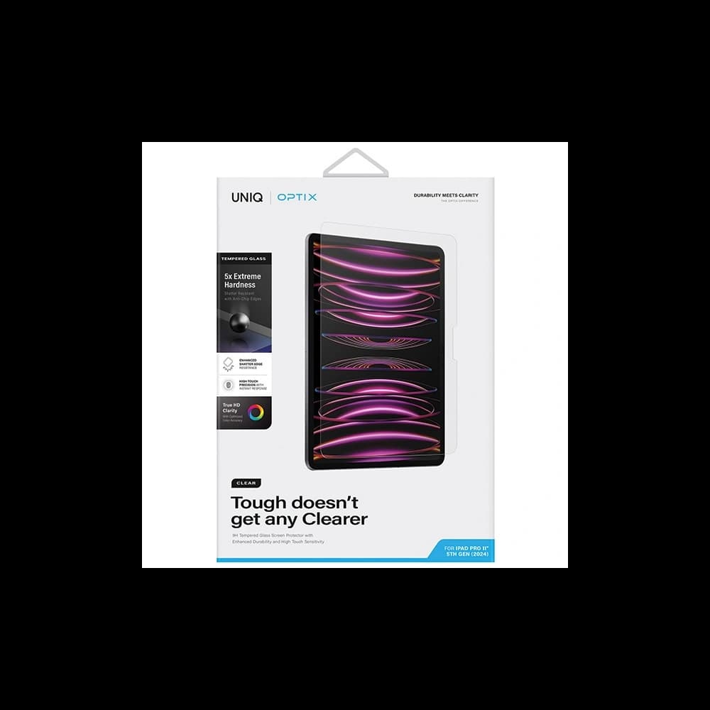 Hartglas UNIQ Optix Clear Apple iPad Pro 11" 2024 (5. Generation) - 6