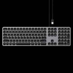 Satechi Aluminum Wired Keyboard USB-A space gray