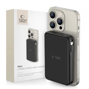 Powerbank Tech-Protect PB31 Lifemag MagSafe 10000mAh Schwarz