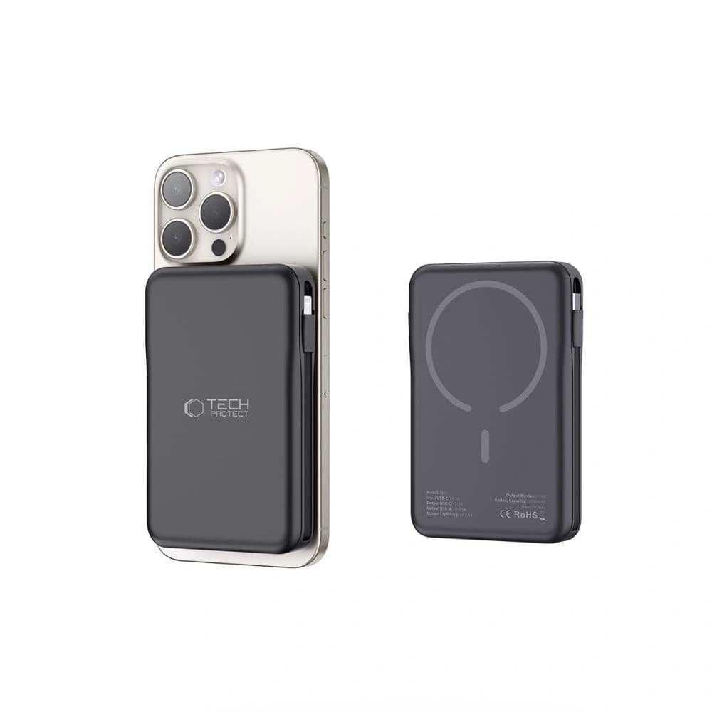 Tech-Protect PB31 Lifemag MagSafe powerbank 10000mAh Black - 6