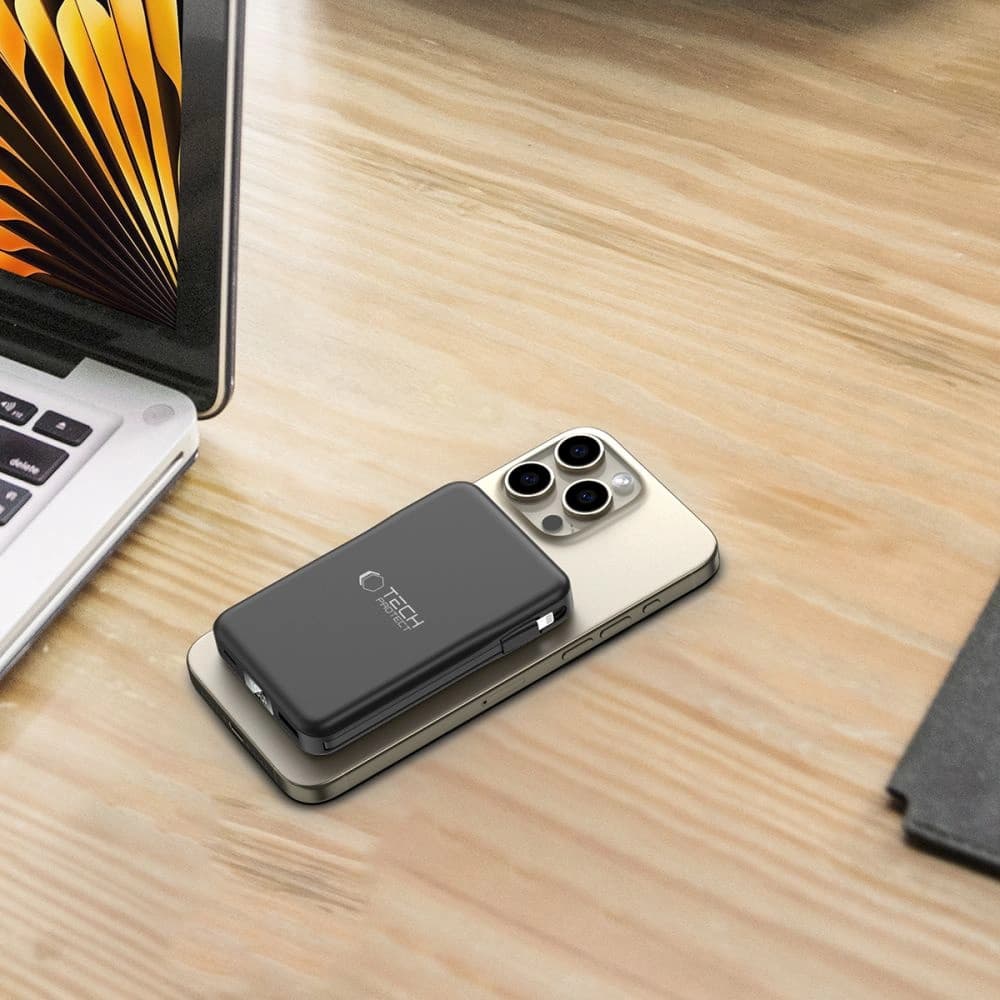 Tech-Protect PB31 Lifemag MagSafe powerbank 10000mAh Black - 7