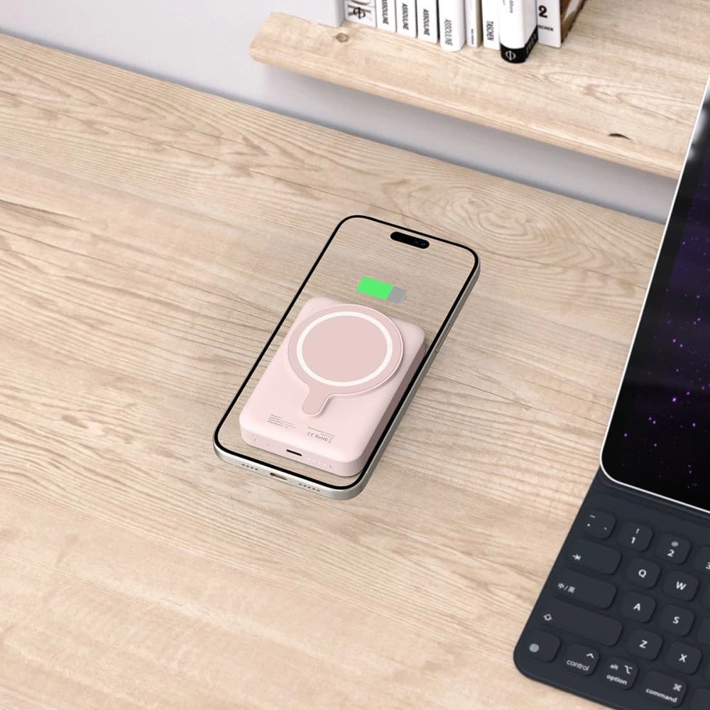 Tech-Protect PB11 Lifemag MagSafe powerbank 10000mAh Pink - 7