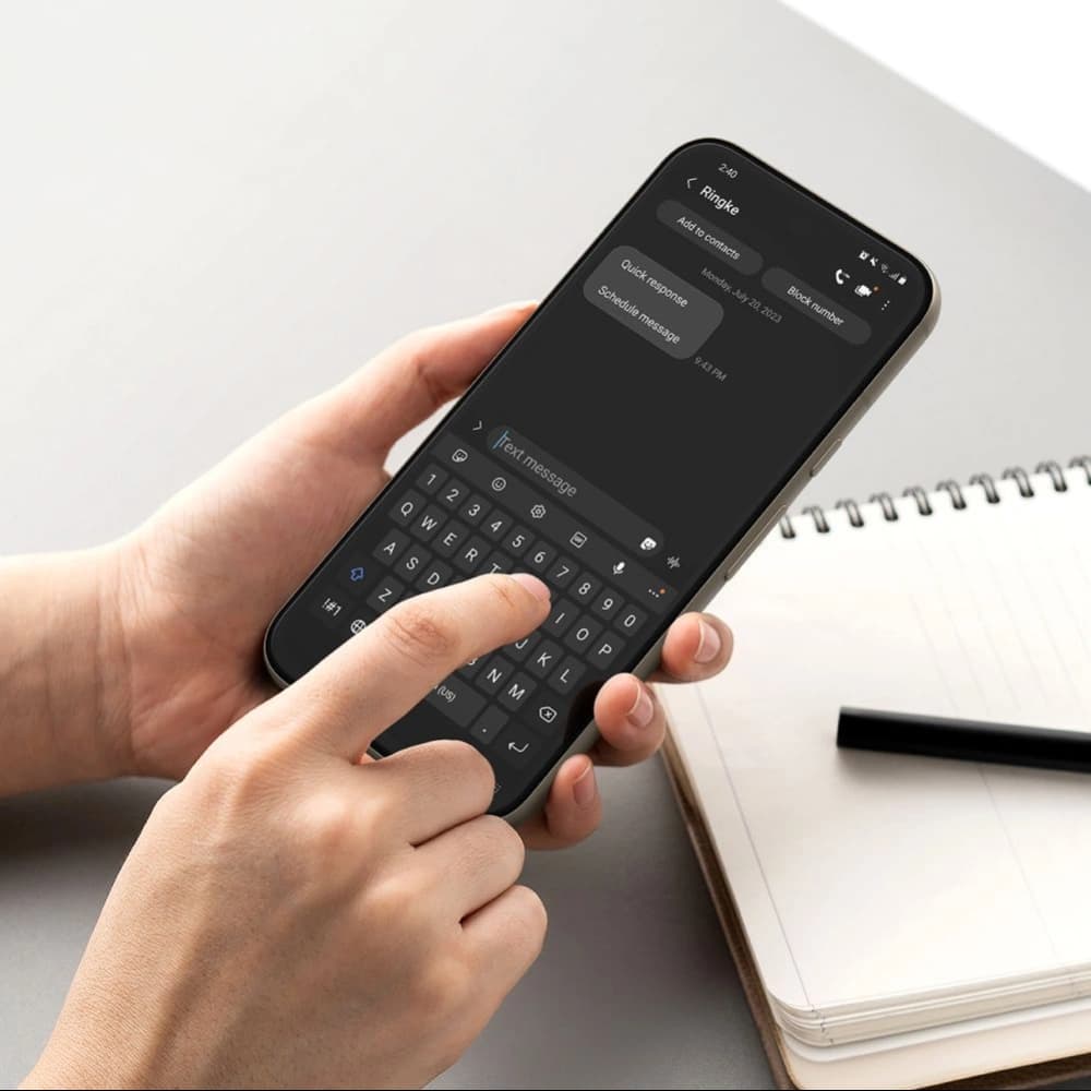 [OUTLET] Hydrogel-Folie Ringke Dual Easy Google Pixel 8a Clear [2 PACK] - 5