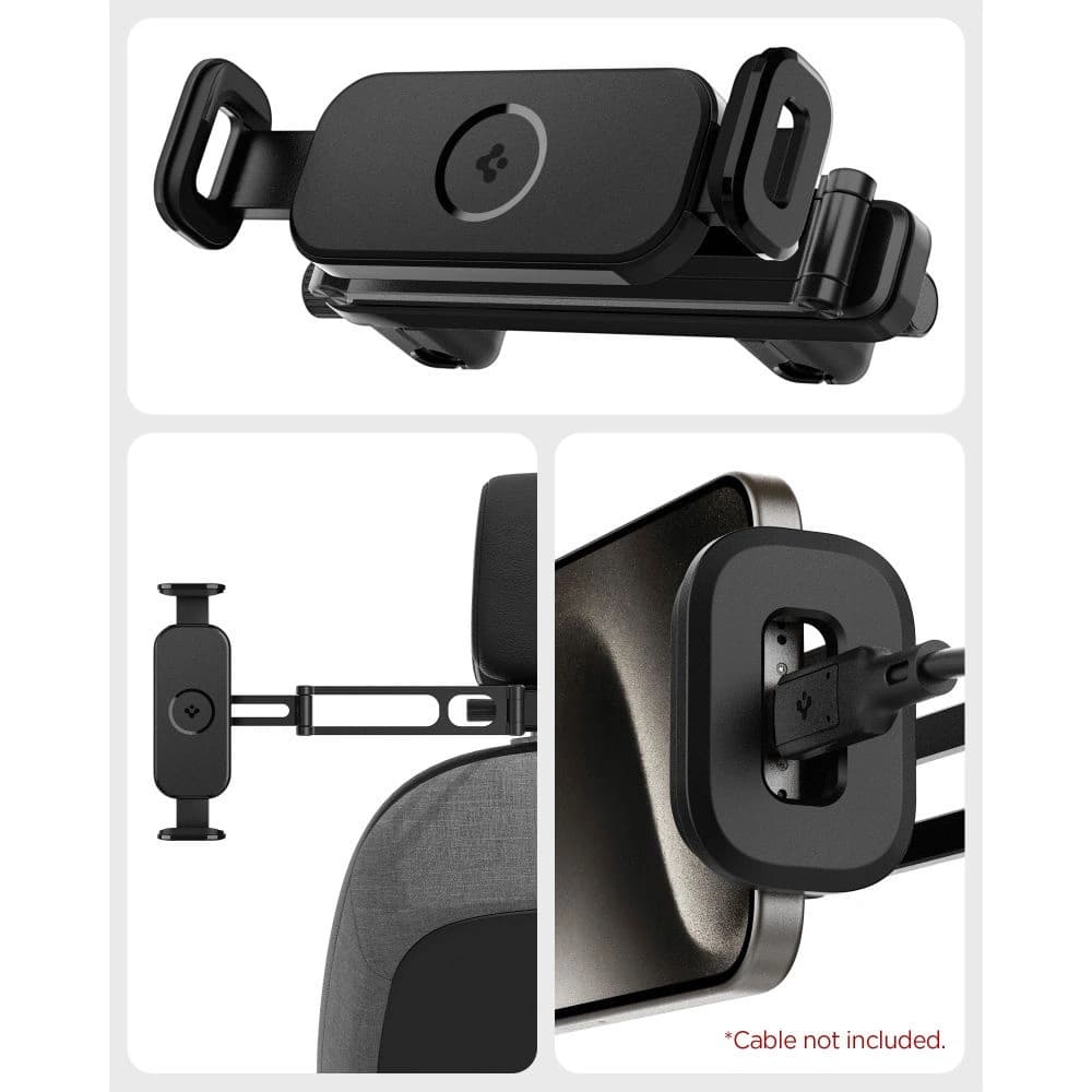 Spigen OneTap UTS45 Universal Headrest Car Mount Black - 11