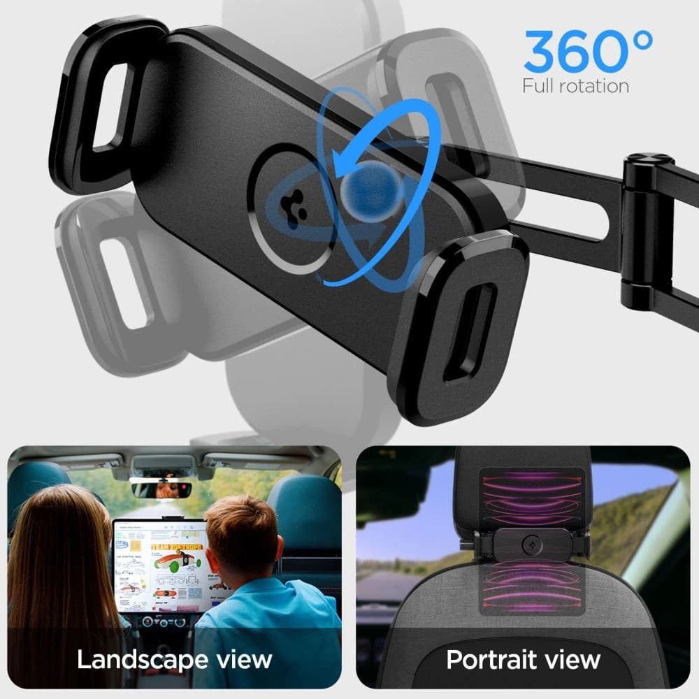 Spigen OneTap UTS45 Universal Headrest Car Mount Black - 13