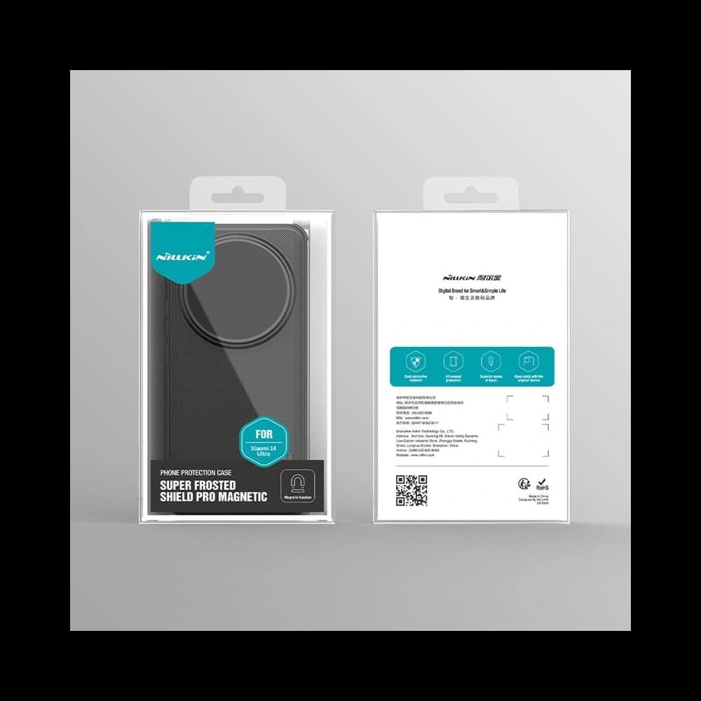 Case Nillkin Super Frosted Shield Pro Xiaomi 14 Ultra Schwarz / Schwarz - 6