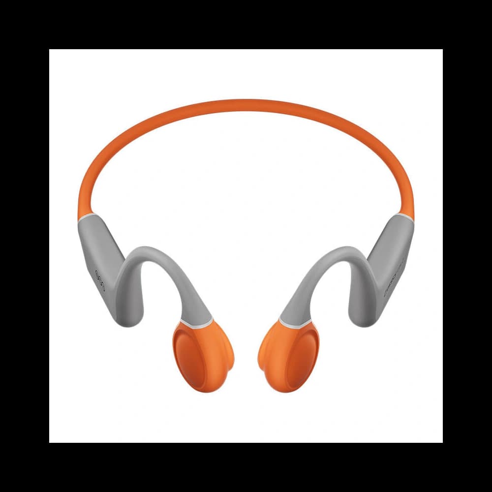 QCY T25 open ear wireless headphones IPX5 Bluetooth 5.3 grey-orange - 1