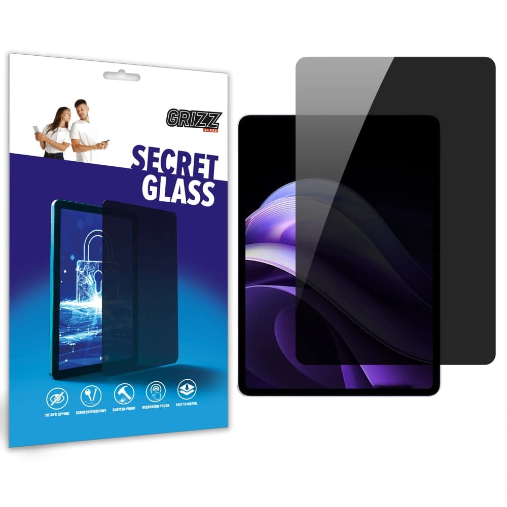 Matowe szkło prywatyzujące GrizzGlass SecretGlass do Vivo Pad 3 - 1