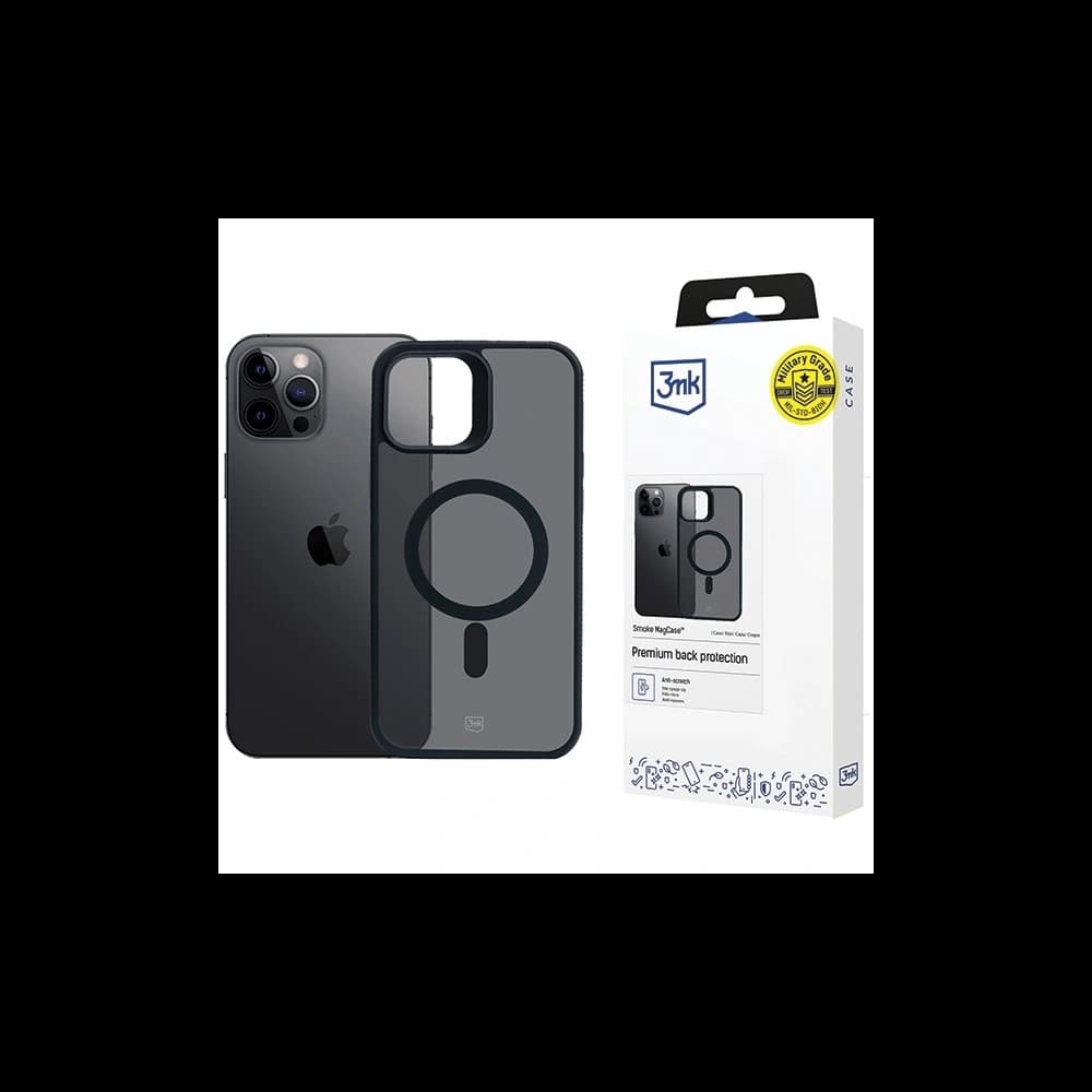 Case 3MK MagCase Smoke für Apple iPhone 12 Pro Max - 1