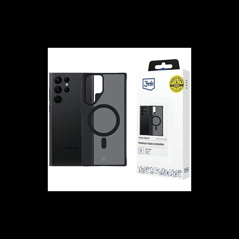 3MK MagCase Smoke Samsung Galaxy S22 Ultra 5G - 1