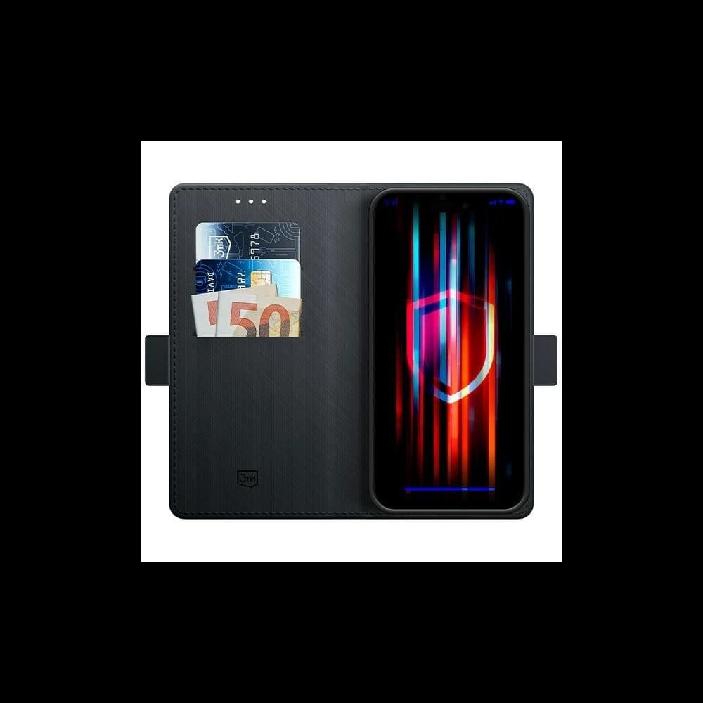 Case mit Klappe 3MK Wallet Case Apple iPhone 12 Pro Max schwarz/black - 2