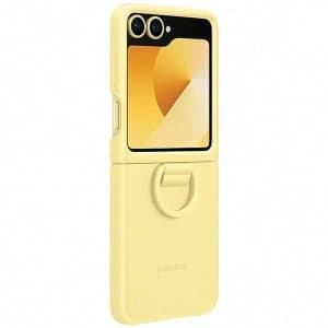 Samsung EF-PF741TYEGWW Galaxy Z Flip 6 / 7 FE Silicone Case with Ring yellow