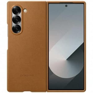 Case Samsung EF-VF956PAEGWW Galaxy Z Fold 6 Eco-Lederhülle braun/tan