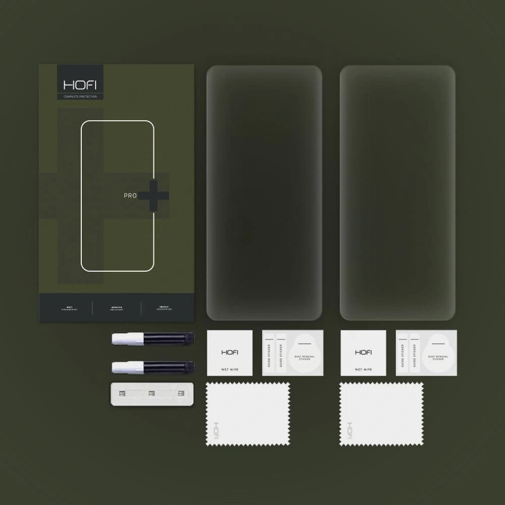 Gehärtetes Glas Hofi UV Glass Pro+ Motorola Moto G85 5G Klar [2 PACK] - 4