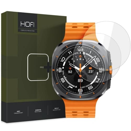 Gehärtetes Glas Hofi Glass Pro+ Samsung Galaxy Watch Ultra 47mm Klar [2 PACK]