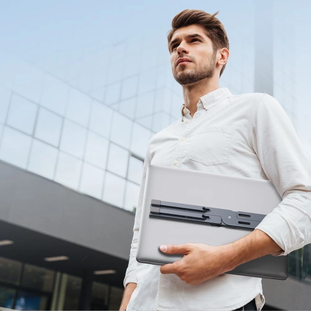 Podest Tech-Protect ULS300 Universal Laptop Stand Grau - 8